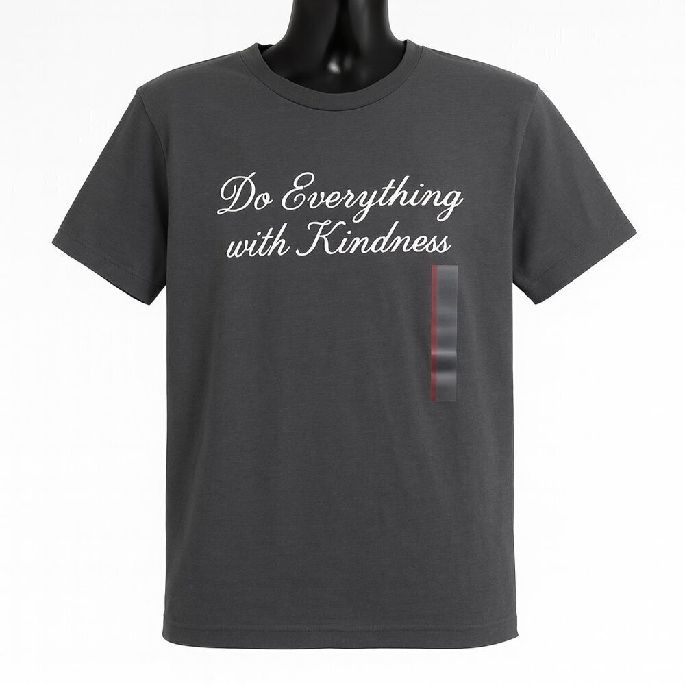 NWT Grayson Threads Gray Graphic Tee "Do Everything with Kindness" XS